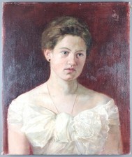 Ancien tableau portrait - tableau, de