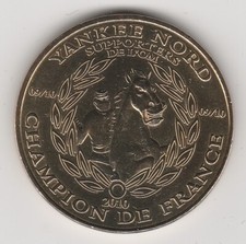 A 2010 TOKEN MEDAILLE MONNAIE DE PARIS- 13 001 N°1 YANKEE NORD SUPPORTER L'OM
