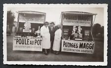 1930 Photo dégustations Poule au Pot Maggi Bouillon KUB camion plaque émaillée 5