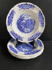 Lot de 4 assiettes creuses en
