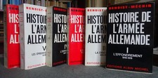 HISTOIRE DE L’ARMÉE ALLEMANDE-1964-GUERRE-MILITARIA-COMPLET en 6 VOLS-38 CARTES
