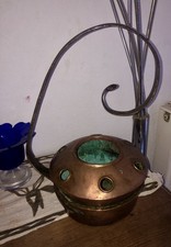 CUIVRE  BASSINOIRE  EN CUIVRE  ET FER FORGé  EPOQUE 19ème SIECLE