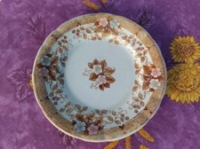 Assiette à dessert polychrome