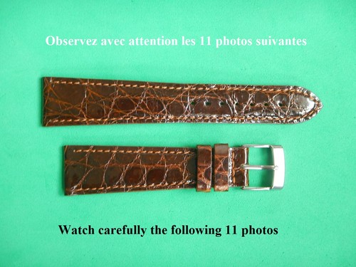 Bracelet crocodile - 20, mm