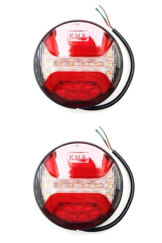 Led arrière rond 122 feux - 2x,