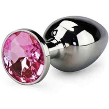 Rosebud plug anal bijou acier