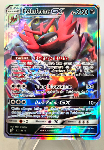 Carte pokémon félinferno - carte,