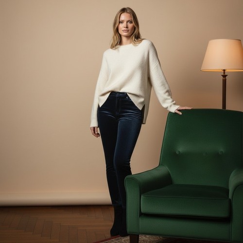 Maje paris velvet skinny - paris,