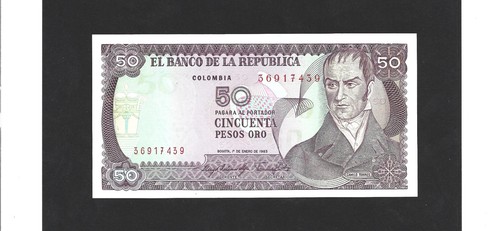 Billet banque colombie - billet,