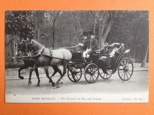 Carte ancienne attelage - carte,