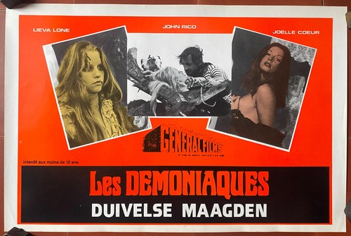 Affiche belge les demoniaques - belge,