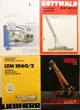 MANNESMANN GOTTWALD LIEBHERR LOCATELLI GRUE  TRAVAUX PUBLIC CATALOGUE