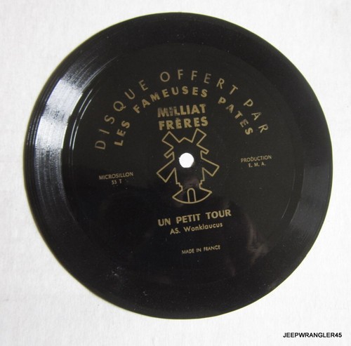 Disque publicitaire pates - disque,
