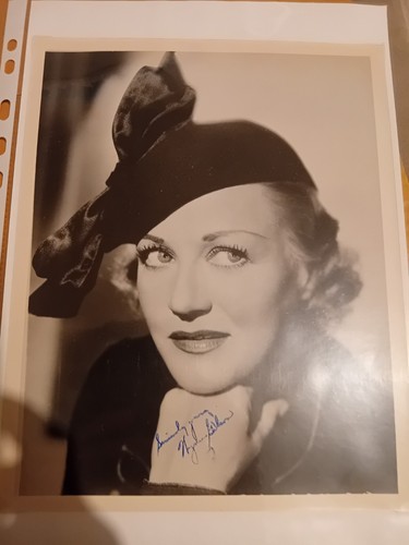 Wynne gibson photo dedicacee - gibson,