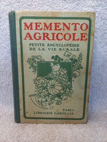 Memento agricole - memento,