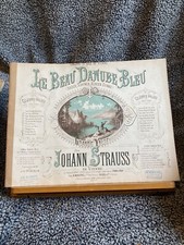 Johann Strauss Le Beau Danube Bleu partition piano éditions Heugel