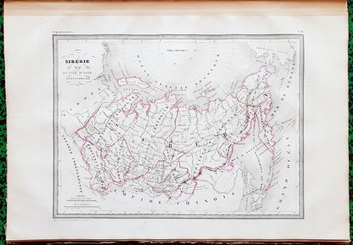 Sibérie superbe carte - -,