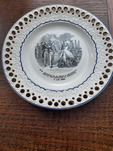Assiette creil reception - assiette,