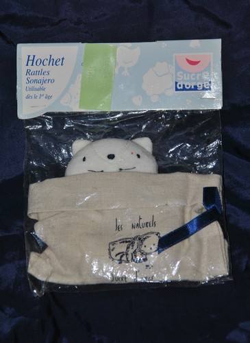 Peluche doudou chat sucre - 🍀peluche,