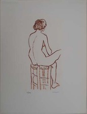 Albert MARQUET : Nu assis