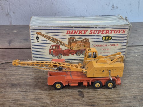 Jouet ancien camion grue dinky - jouet,