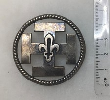 FRANCE - INSIGNE DE BERET SCOUT DE FRANCE CROIX DE CHEF
