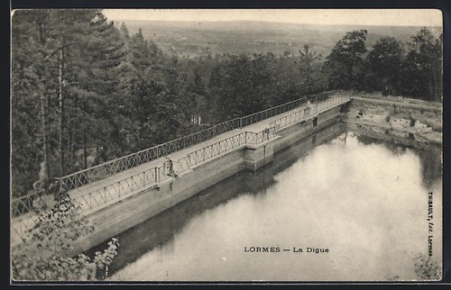Cpa lormes digue - cpa, lormes,