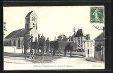 CPA Soisy-sur-Ecole, Eglise et