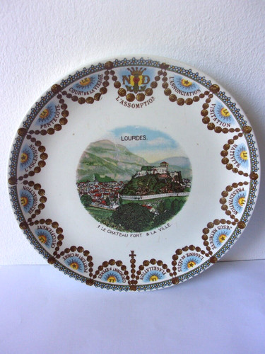 Ancienne assiette digoin - assiette,