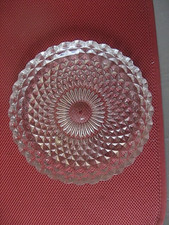 ++"533.17"GRANDE COUPELLE BOBECHE  VERRE POUR LUSTRE A PAMPILLES "DIAM. 20.5 CM"