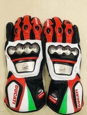 Gants de course en cuir pour