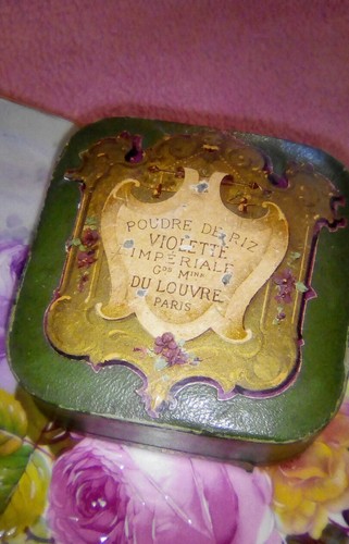 Ancienne boîte poudre de - boîte,