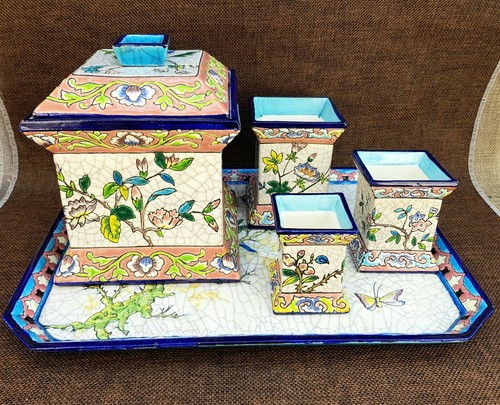 Magnifique rare ancien service - rare,