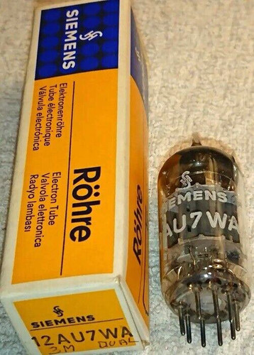 Tube 12au7wa siemens nos nib - 12au7wa,