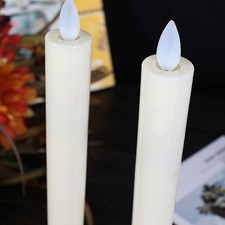  Bougie de scintillement de la fenêtre à télécommande LED sans flamme avec