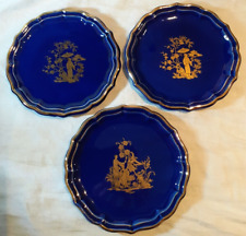 3 assiettes à dessert en