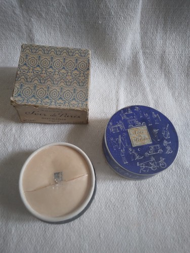 Ancienne boîte poudre - boîte, à
