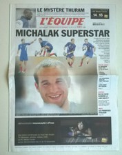L'EQUIPE N°18 043 du 13/11/2003 - CdM: Michalak superstar / BMW X 3 / Asloum