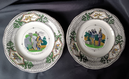 Assiettes porcelaine opaque - 2,
