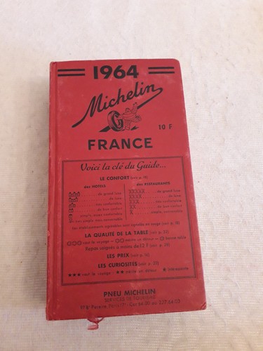 Guide rouge michelin - rouge,