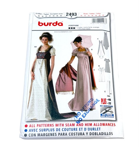 Burda 2493 josephine - josephine, dress