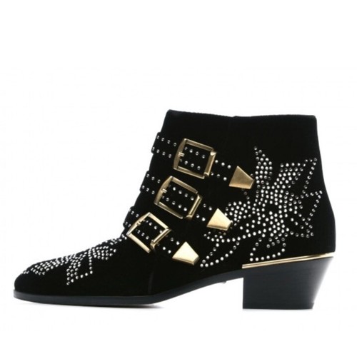 Chloe velvet studded susanna - velvet,