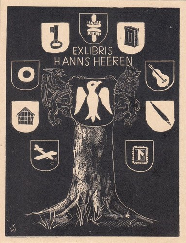 Exlibris livre libris - livre, d'ex-libris