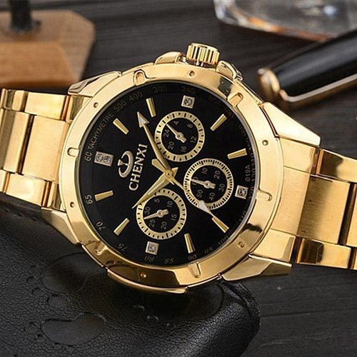 Montre classique gold luxe top - montre,