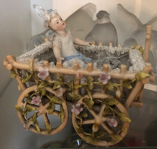 Chérubin chariot porcelaine - chérubin,