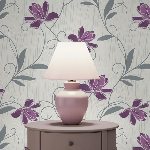 Papier peint fleurs florentin - peint,