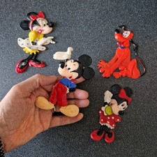 4 pièces MICKEY  Figurines WDP Walt Disney Production 1962 plastique
