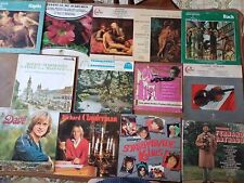 lot 14 disques vyniles 33 tours Musiques Classiques Mozart Dave Clayderman B/TB