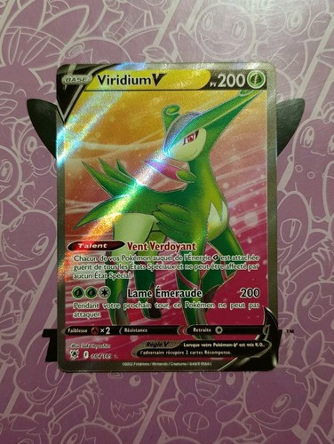 Carte pokémon viridium - carte,