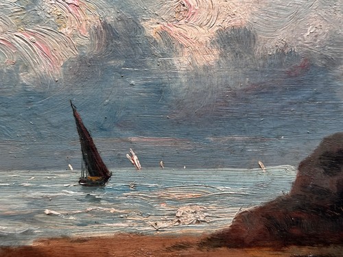 Tableau ancien marine bateau - tableau,